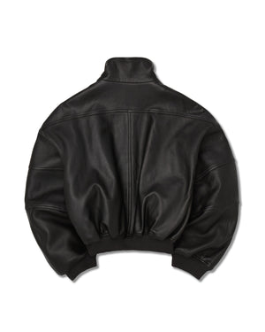 RUFF RIDER LEATHER JACKET - BLACK