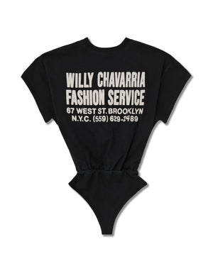 FASHION SERVICES  DIABLA BODYSUIT - BLACK