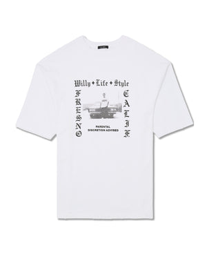 WILLY LIFE STYLE NORTHSIDER TEE - WHITE