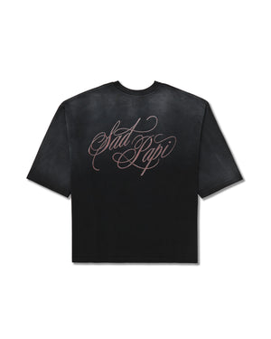 SAD PAPI BUFFALO TEE - BLACK