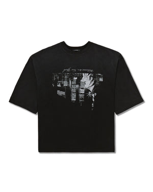 WELCOME TO NY BUFFALO TEE - BLACK