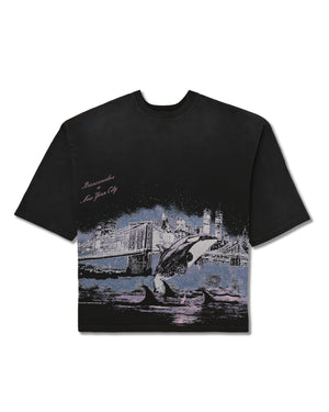 FREE WILLY BUFFALO TEE - BLACK