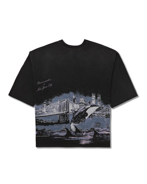 FREE WILLY BUFFALO TEE - BLACK