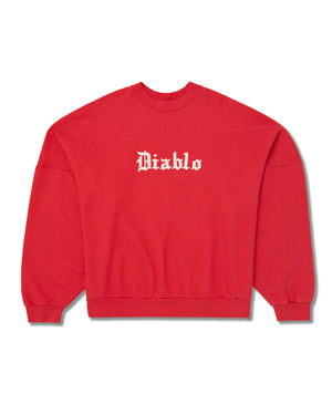 DIABLO HOOLIGAN CREWNECK - RED