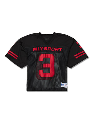 WILLY FOOTBALL JERSEY - BLACK