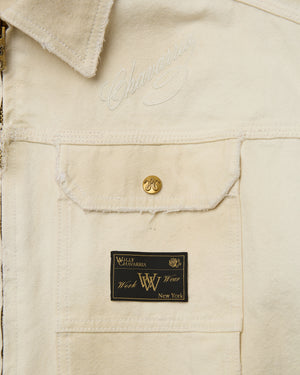 STOCKTON WORK JACKET - WHITE