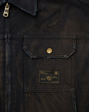 STOCKTON WORK JACKET - BLACK