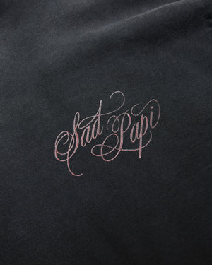 SAD PAPI BUFFALO TEE - BLACK