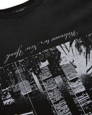 WELCOME TO NY BUFFALO TEE - BLACK