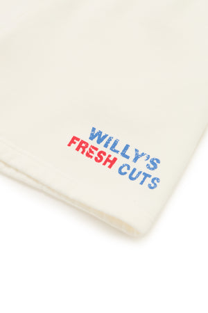 WILLY'S KUTZ STANDARD SWEATSHORT - WHITE