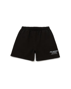 CHICANO FINE FASHIONS SWEATSHORT - BLACK