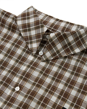 PLAID HACIENDA S/S SHIRT - BROWN