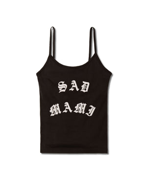 SAD MAMI CHOLITA TANK - BLACK