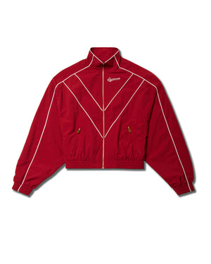 CROPPED BAD BOY JACKET - RED