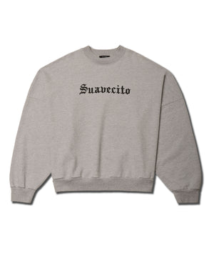 SUAVACITO  HOOLIGAN CREWNECK - HEATHER GREY