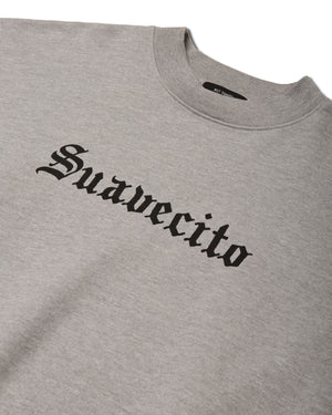 SUAVACITO  HOOLIGAN CREWNECK - HEATHER GREY
