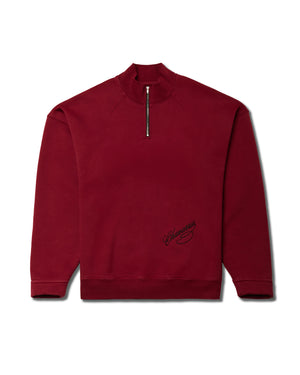 BRAVO QUARTER ZIP - RED