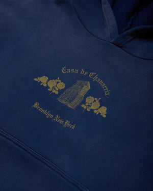CASA DE CHAVARRIA HOODIE - PRUSSIAN BLUE