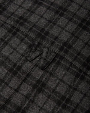 QUILTED OVERSHIRT - CHARCOAL