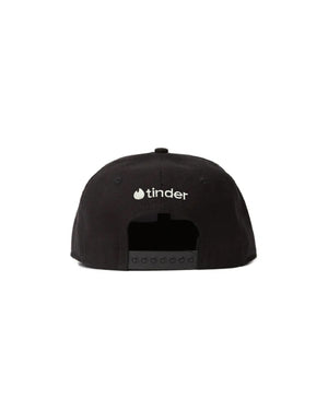 WILLY x TINDER SNAPBACK - BLACK