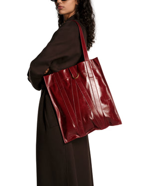 W TOTE BAG -  BORDEAUX