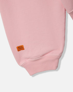 CHAVALOO SHRUNKEN ZIP HOODIE - CHICLE