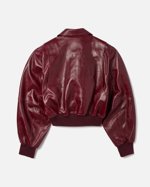 CROPPED LEATHER JACKET