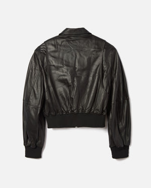 CROPPED LEATHER JACKET