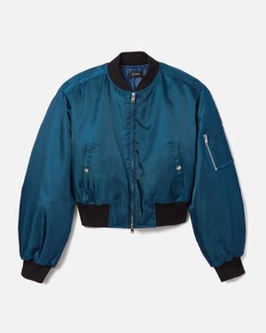 CROPPED BOMBER
