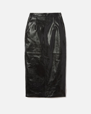 LEATHER TUBO SKIRT