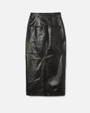 LEATHER TUBO SKIRT