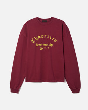 COMMUNITY CENTER LS BUFFALO TEE