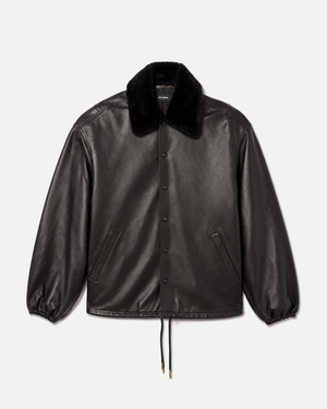LEATHER COACH JACKET
