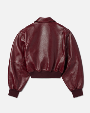 CROPPED LEATHER JACKET