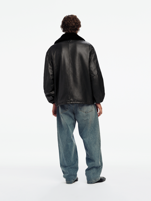 LEATHER COACH JACKET