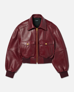 CROPPED LEATHER JACKET