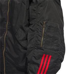 ADIDAS X WC SATIN BOMBER JACKET-BLACK
