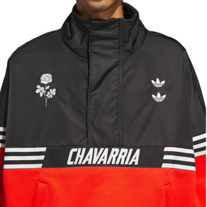 ADIDAS X WC HALFZIP PULLOVER-BLACK/RED