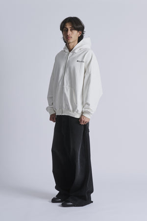 WILLY LIFE STYLE HOOLIGAN ZIP THROUGH - WHITE
