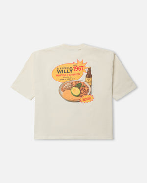 WILLY'S TACO SHOP BIG BOX BUFFALO TEE - MASA