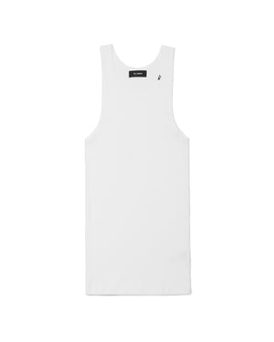WILLY RIBBED TANK - WHITE