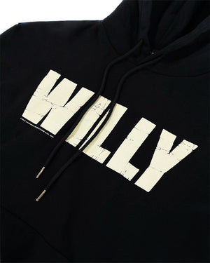 "WILLY" HOODIE - BLACK