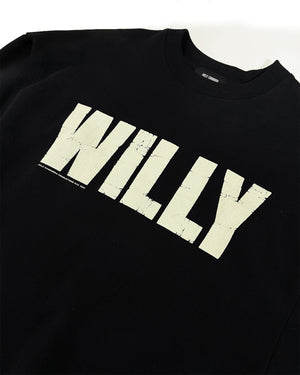 "WILLY" CREWNECK - BLACK