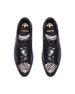 ADIDAS X WC JABBAR DRESS SNEAKER - BLACK/ZEBRA PRINT